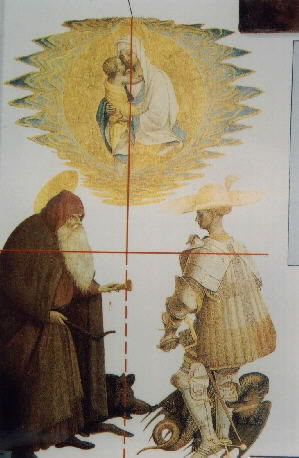 La Virgen con San Antonio Abad