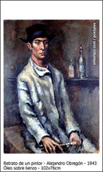 Retrato de un pintor, Obregn 1943